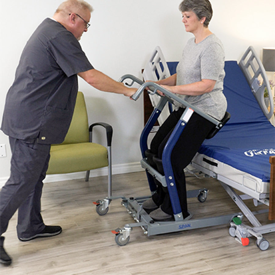 F450T Standing Transfer Aid – Manual Sit-to-Stand Patient Lift