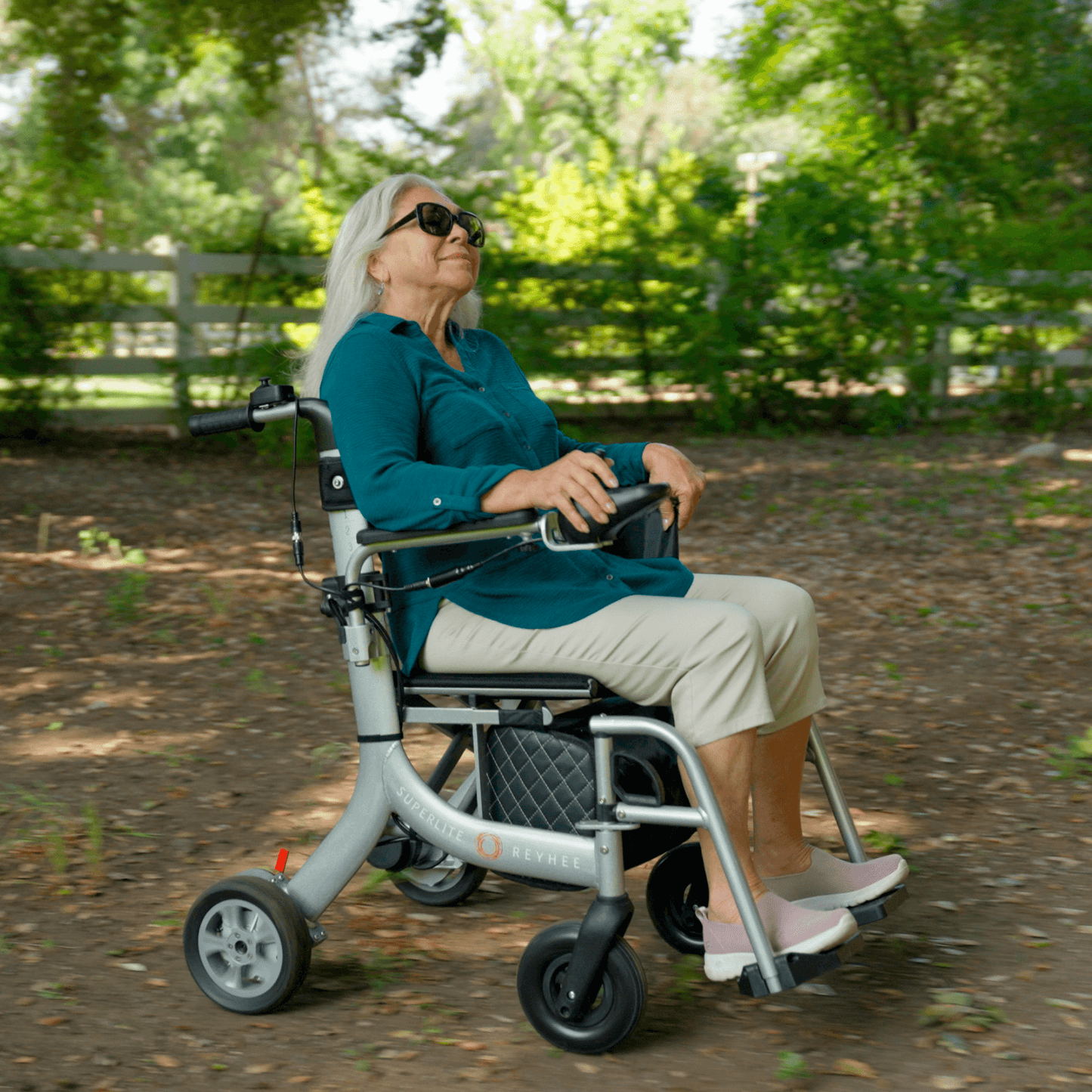 Reyhee Superlite 3-in-1 Electric Foldable Wheelchair