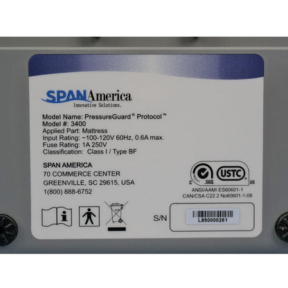 Span America 3400 PressureGuard Protocol Control Unit