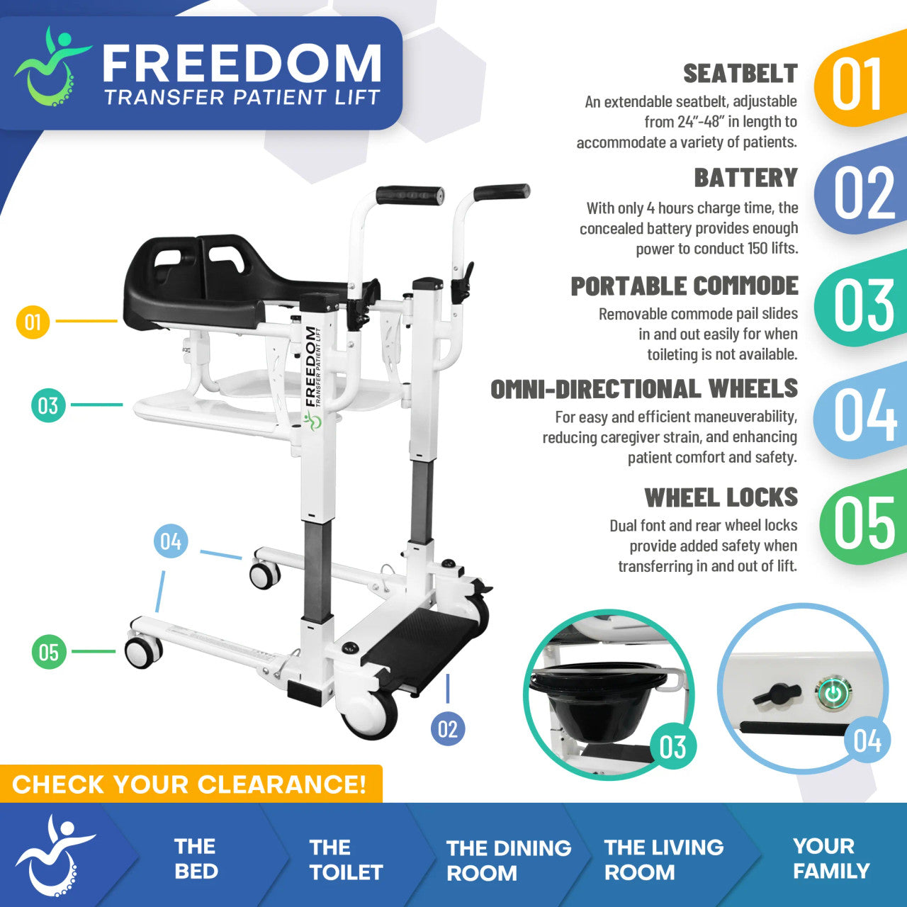 Freedom Transfer Patient Lift