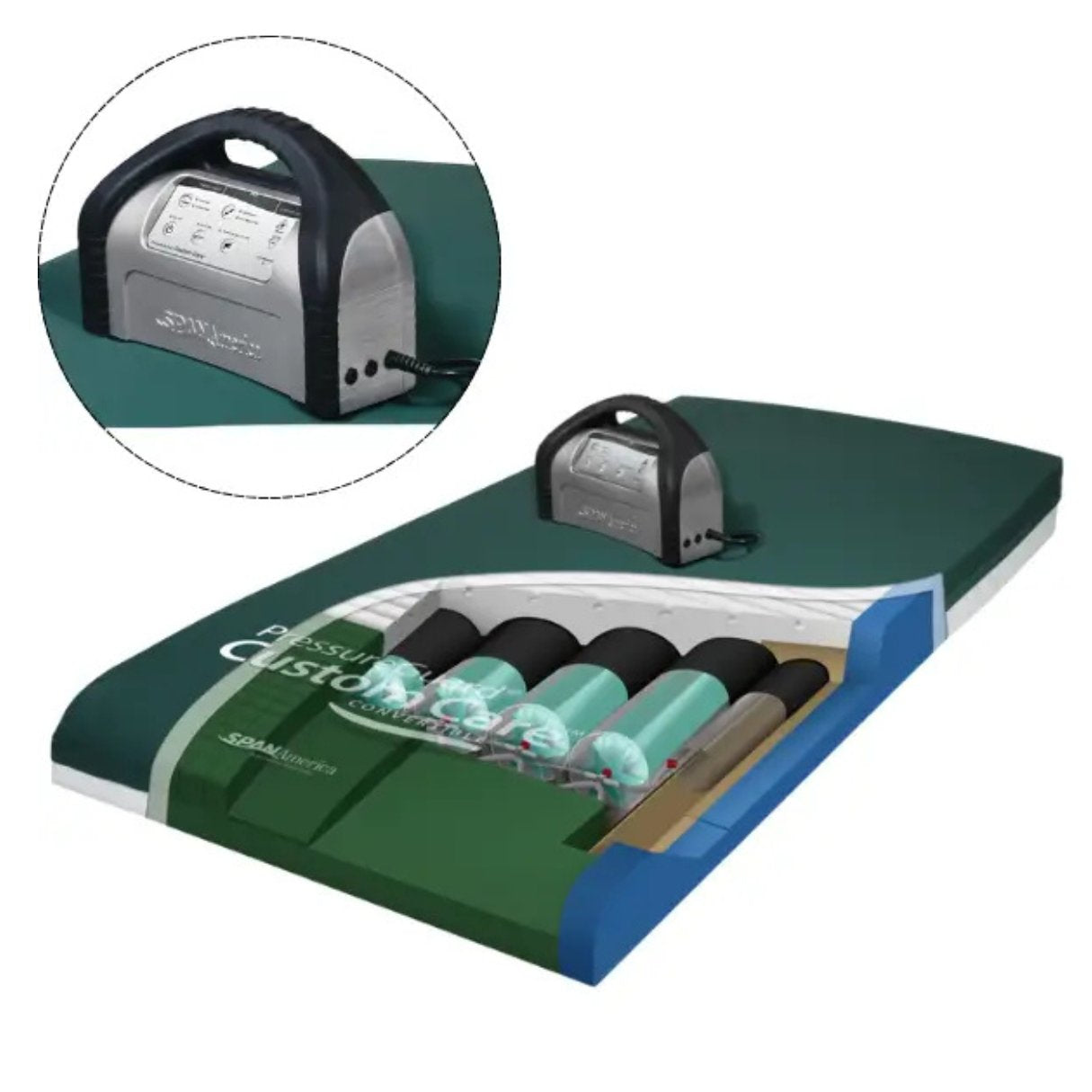 Span America 6500 Pump for Custom Care Convertible Mattress