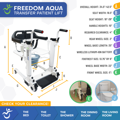 Freedom Aqua Waterproof Transfer Lift