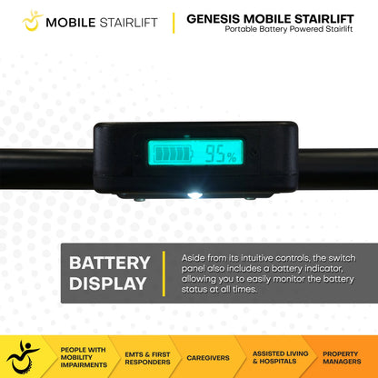 Genesis Mobile Stairlift – Battery Powered for Safe Stair Transfers
