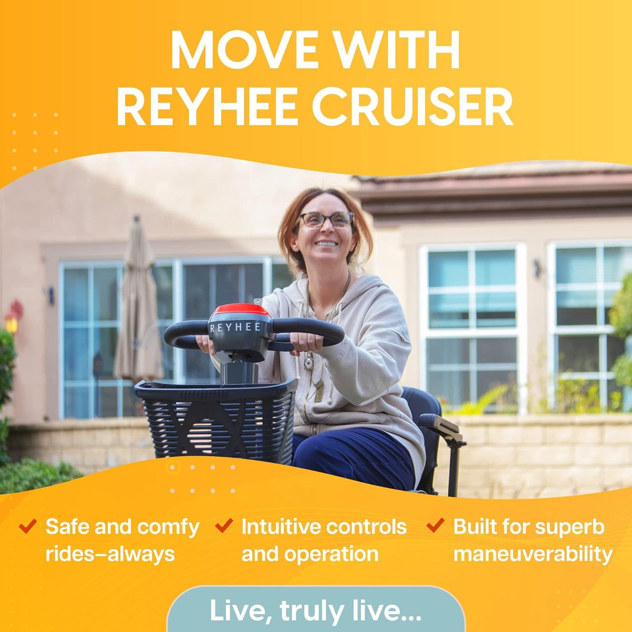 Reyhee Cruiser Electric Mobility Scooter