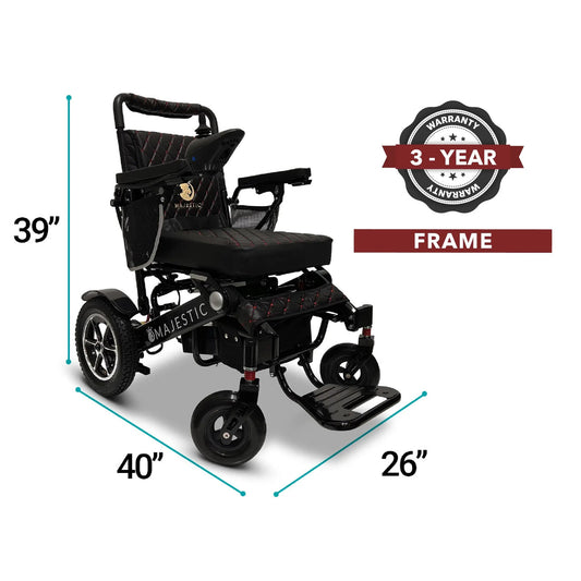MAJESTIC IQ-7000 Remote Controlled Folding Electric Wheelchair