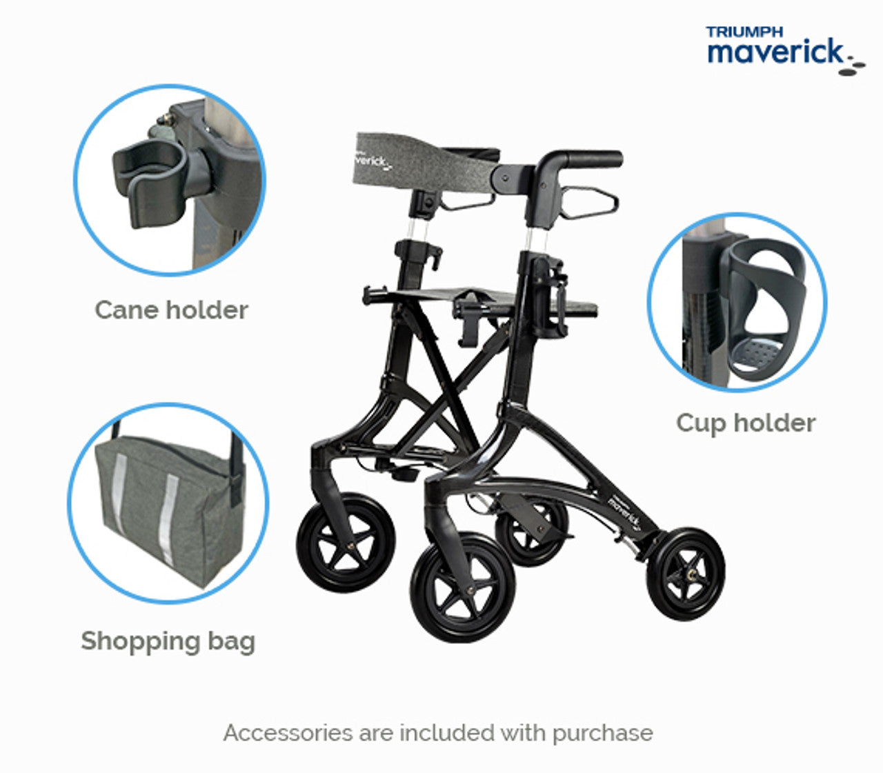 Triumph Maverick Carbon Fiber Rollator