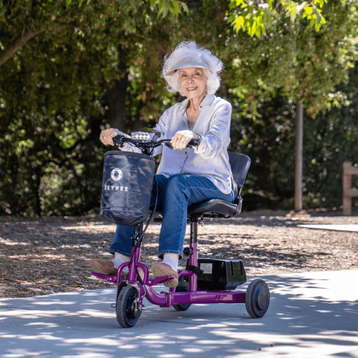 Reyhee Triad Compact Folding Electric Mobility Scooter