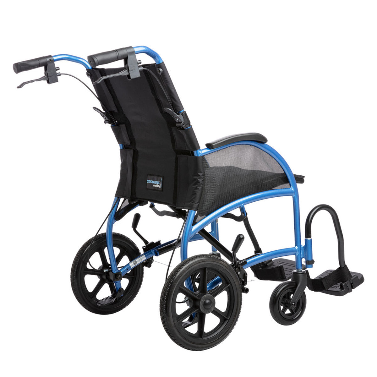 STRONGBACK Excursion 12+AB Transport Wheelchair – Lightweight, Ergonomic, and Foldable