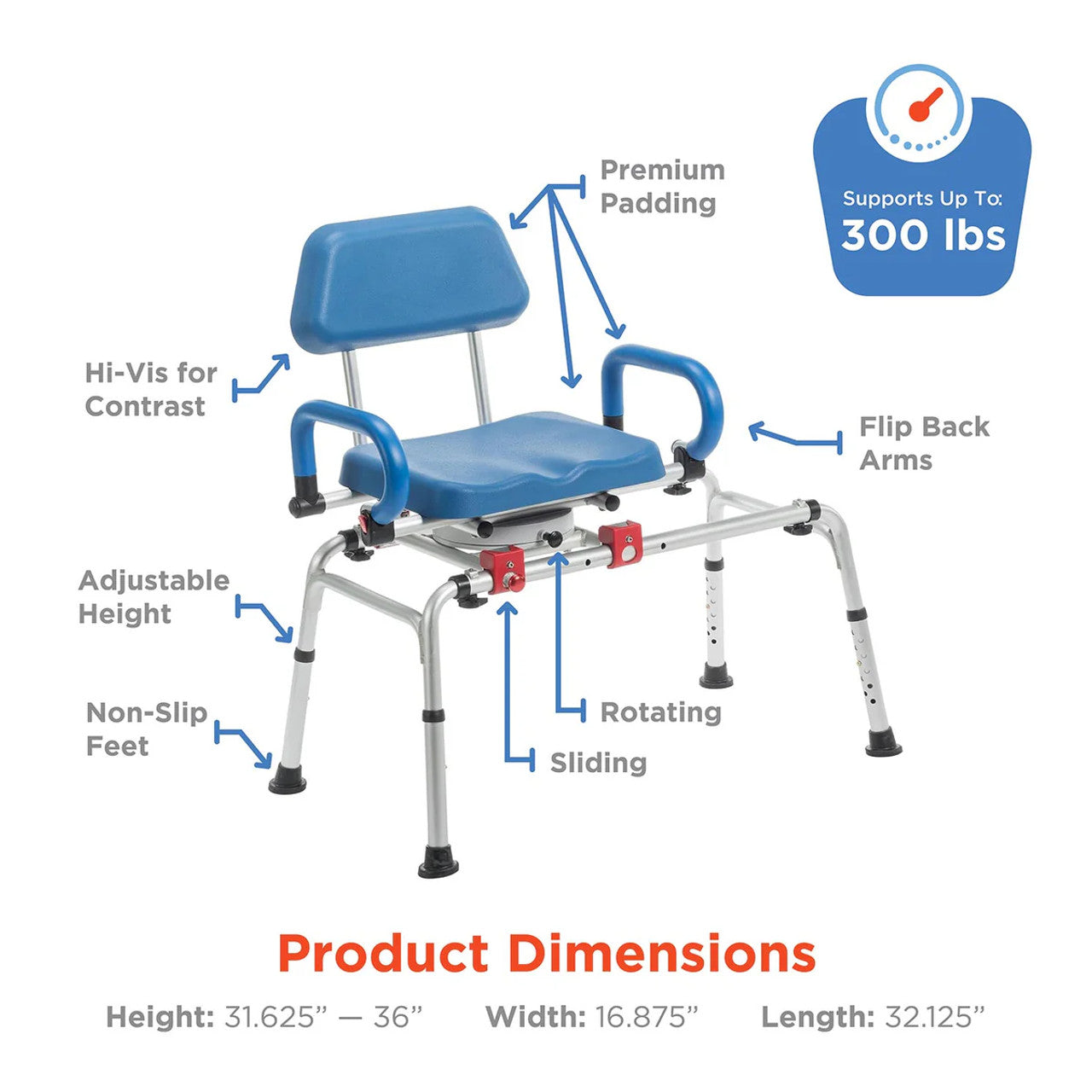 Journey SoftSecure™ Rotating Transfer Bench
