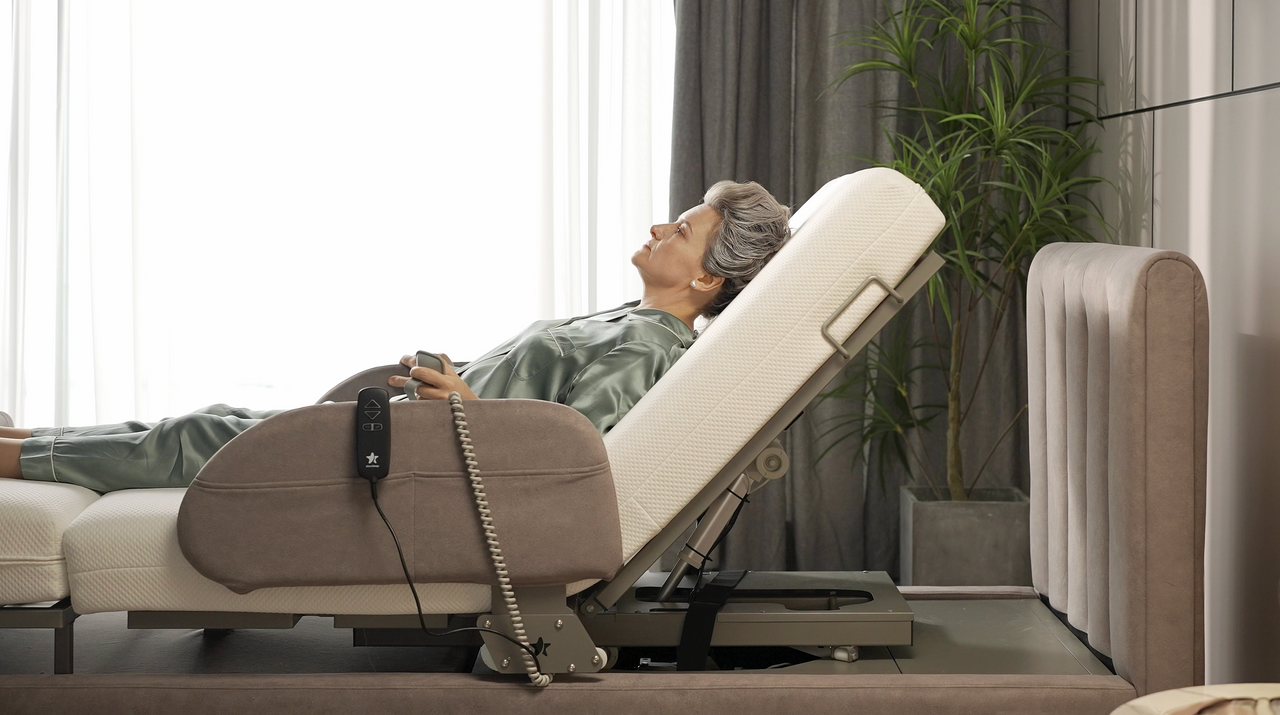 Orin Starsleep Rotating Adjustable Bed With Stand Assist