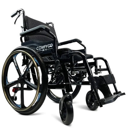 X-1 ComfyGO Lightweight Manual Wheelchair With Quick Detach Wheels
