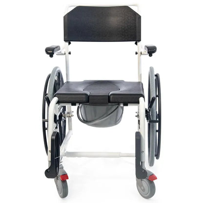 MedaCure Rolling Shower Wheelchair with Commode