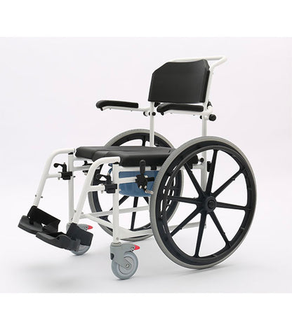MedaCure Rolling Shower Wheelchair with Commode