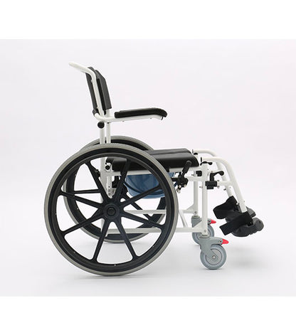 MedaCure Rolling Shower Wheelchair with Commode